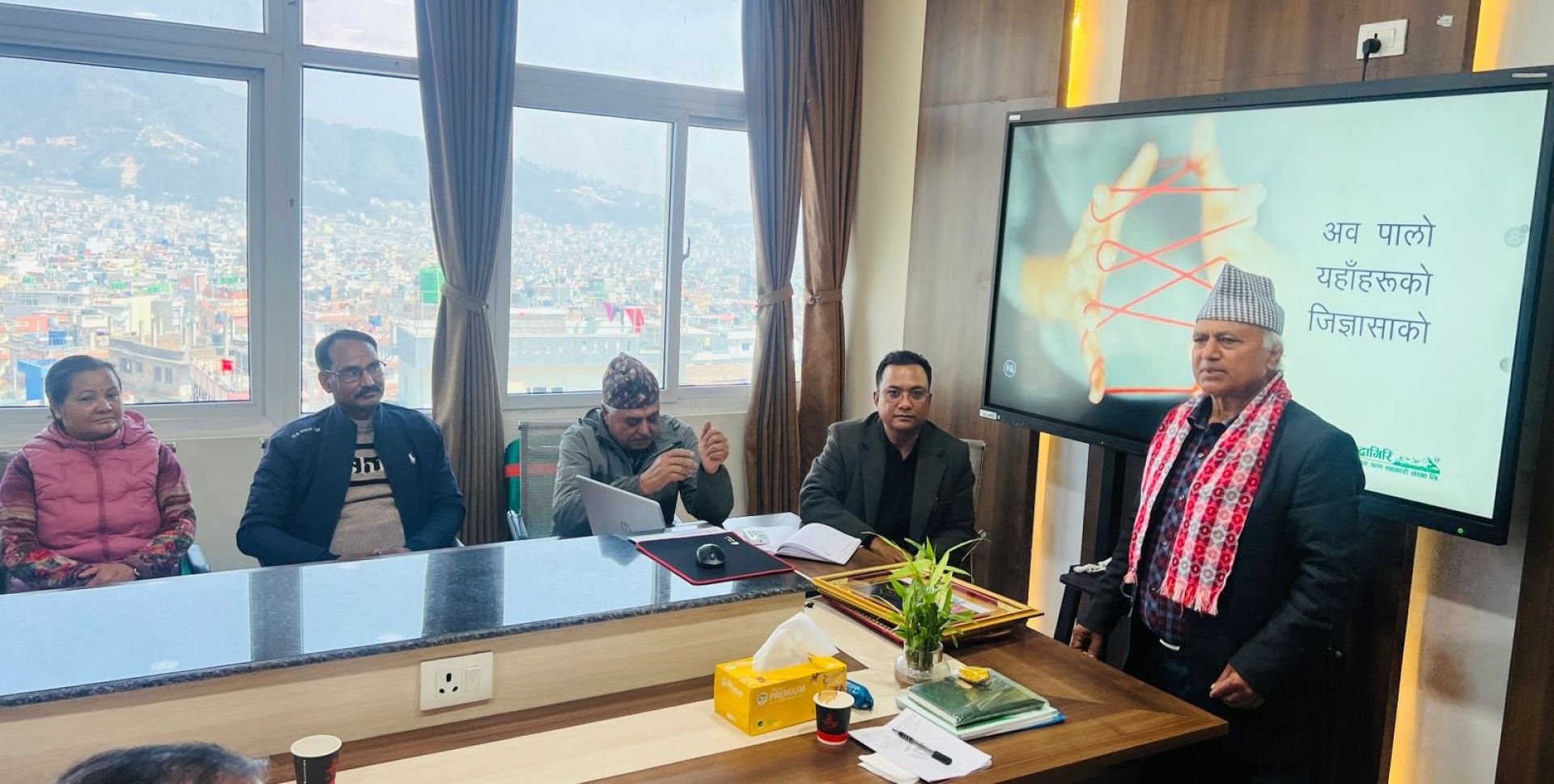 विन्धवासिनी साकोसका सदस्यद्वारा चन्द्रागिरि साकोस अवलोकन